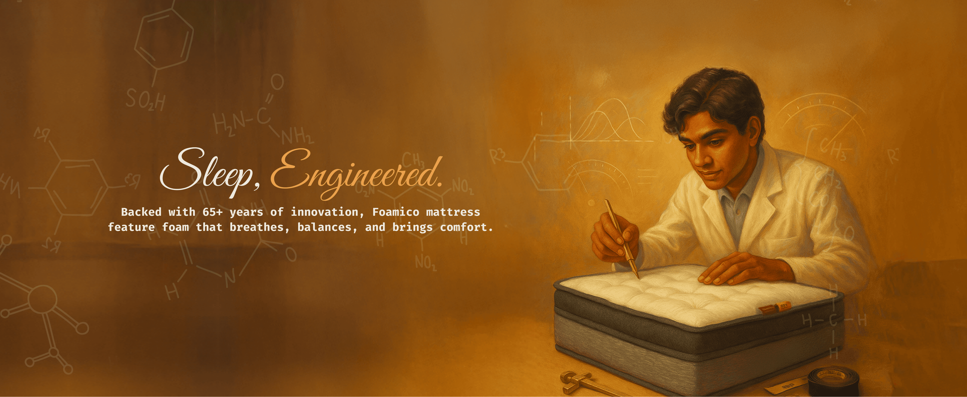 Sleep, Engineered - Foamico Mattress with 65+ years of innovation